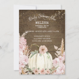 Convite Boca-Cola-De-Mata-Rústica Pampas-Grama-Rosa-Bebê