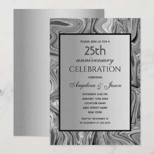 Convite Bodas de Casamento 25 Anos