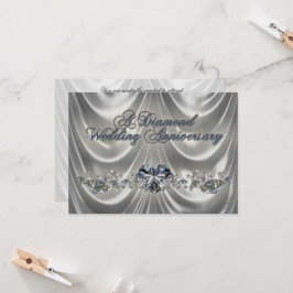 Convite Bodas de Diamante 60º Aniversário de Casamento
