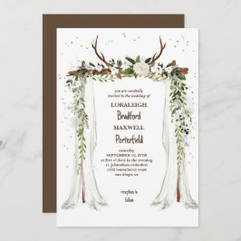 Convite Boêmia russa | Boho Canopy Wedding