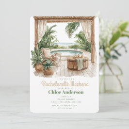 Convite Bohemian Bachelorette | Itinerário de 4 Dias