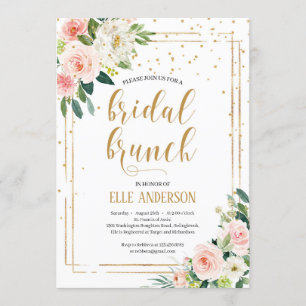 Convite Bohemian Boho Bridal Brunch Boho