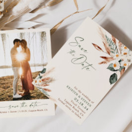 Convite Bohemian Dried Floral Greenery Salvar A Data