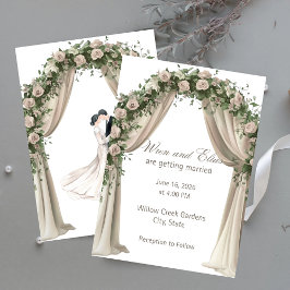 Convite Bohemian Elegance Wedding Invitation 