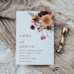 Convite Bohemian Floral All Seasons Wedding<br><div class="desc">Bohemian Floral All Seasons Fall & Summer Weditation Convite Ver coleção correspondente em Niche e Nest Store Muitos obrigados</div>