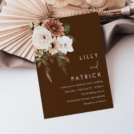 Convite Bohemian Floral Summer & All Seasons Weding