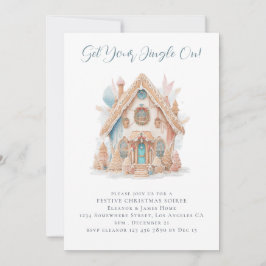 Convite Bohemian Gingercake House Feliz Natal