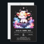 Convite Bohemian Kids Cow Birthday<br><div class="desc">Traga um toque livre para a sua celebração com o convite de aniversário da Vaca Boêmia para Crianças Boêmicas! Projetado com cores vivas e ilustrações brincalhonas de vaca, este convite editável é perfeito para qualquer idade. Descarregue, personalize e impressão instantaneamente para um modo simples de convidar convidados. Quer esteja planejando...</div>