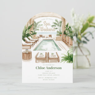 Convite Bohemian Spa   Itinerário de 4 Dias de Bachelorett