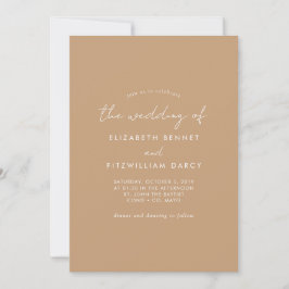 Convite Boho Abstrato | Gentle Fawn Wedding