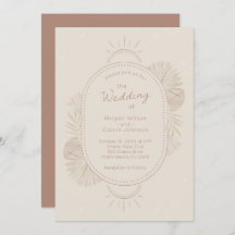 Boho Arch e Palm Terracotta e Ivory Wedding