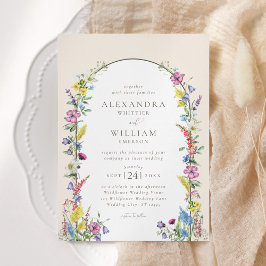 Convite Boho Arch Watercolor