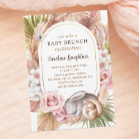 Boho Baby Animal Dormindo Woodland Baby Brunch