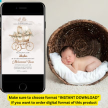 Boho Baby Carruagem Aqiqah Unisex Muslim Newborn