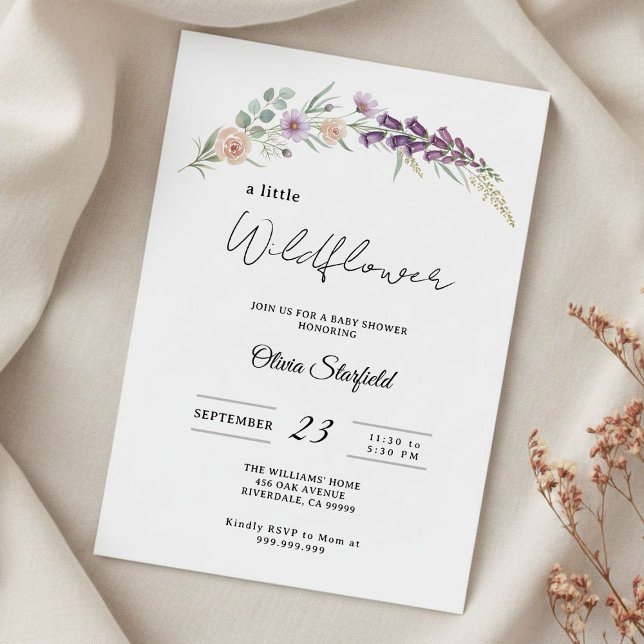 Convite boho baby shower invitation floral baby shower  (Criador carregado)