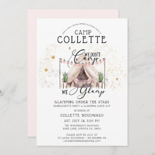 Convite Boho Bachelorette Glamping Party