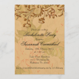 Convite Boho Bachelorette Luxuriano e Elegante