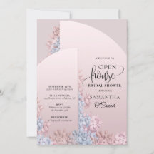 Boho blush primavera floral arame Open House