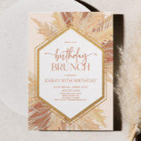 Boho Boho Bohemian Floral Birthday Bruthday Party