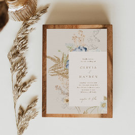 Convite Boho Botânico Para Casamento