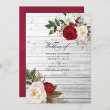 Boho Burgundy - Casamento Floral Bohemian Marsala