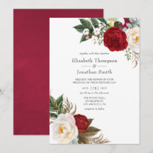 Boho Burgundy - Casamento Floral de Marsala