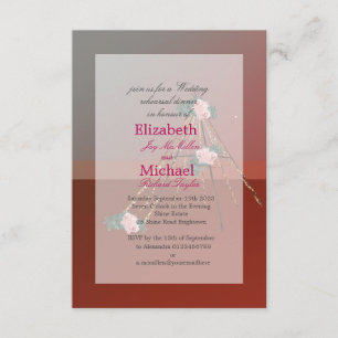 Convite Boho Chic Teepee / Janto de ensaio de casamento Ti