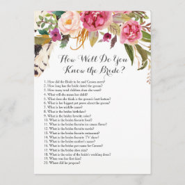 Convite Boho como bem você conhece a noiva?