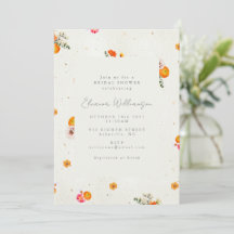 Boho Cottagecore Chá de panela Floral Whimsical