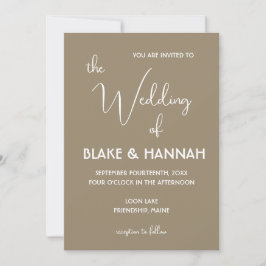 Convite Boho Desert Minimalista Wedding Font Manuscrito