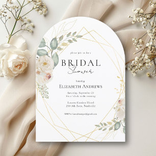 Convite Boho do Partido Bridal Elegante