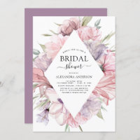 Boho Dusty Chá de panela Púrpura Rosa