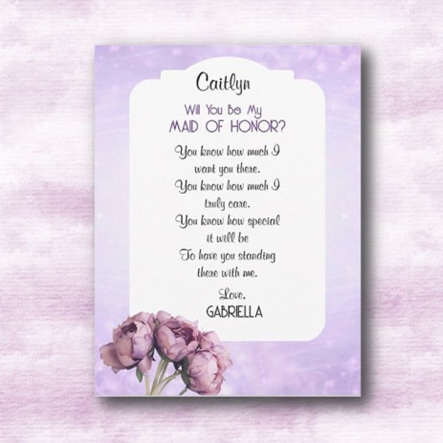 Convite BOHO Elegância! Você será minha Dama de Honra cart (Criador carregado)