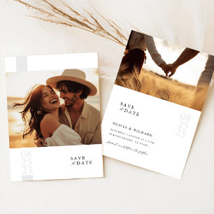 Convite Boho Elegante Foto: Casamento Salve A Data