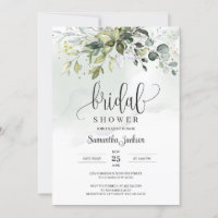 Boho Eucalyptus Greenery Foliage - faíscas de ouro
