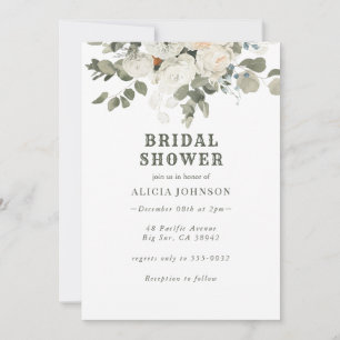 Convite Boho Floral Chá de panela