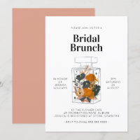 Boho Floral Perfume Bridal Brunt Chá Rosa