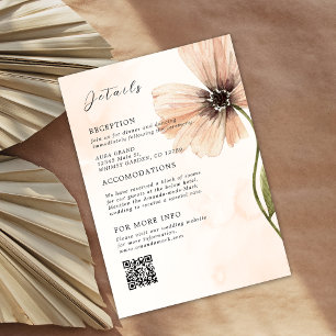 Convite Boho Floral Rustic Fall Autumn Wedclosure