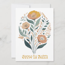 Boho Flores Cristãs Inspiradoras da Fé