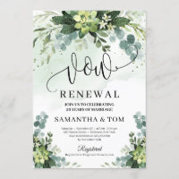 Boho greenerescente floral suculento renovação da
