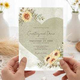 Convite Boho Heart Wedt