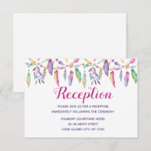Boho Indígena Americano Pena Roxa Casamento Indíge