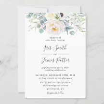 Boho Ivory Anemone Peony Floral Greenery Casamento