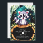 Convite Boho Kids Raccoon Birthday<br><div class="desc">Tire a sua celebração festiva com o nosso "Convite de Aniversário Boho Kids Raccoon". Estes convites apresentam um traje desportivo de guaxinim, ilustrado com cinzas, ao estilo da boêmia, como uma faixa de cabeceira com penas e um cachecol com padrões, colocado sobre um fundo de padrões coloridos, brilhantes e elementos...</div>
