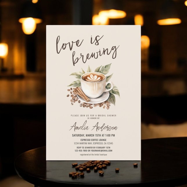 Convite Boho Love está criando Chá de panela (Criador carregado)