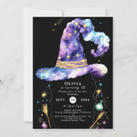 Boho Magic Editable Wizard Birthday