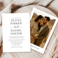 Boho Minimalista Rustic Photo Wedding