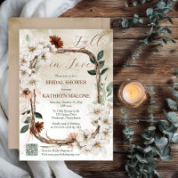 Boho Muda Floral Queda no Chá de panela de Amor