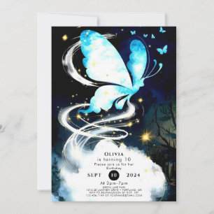 Convite Boho Mystical Butterfly Birthday