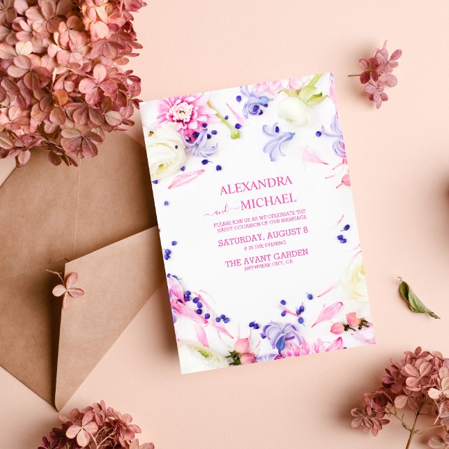 Convite Boho Neutral Watercolor (Criador carregado)